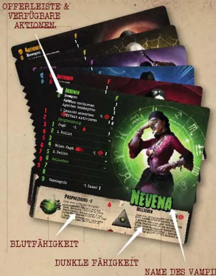 Asmodee Masters of the Night - SCHLEIERLEISTEN UND -ANZEIGER - 1