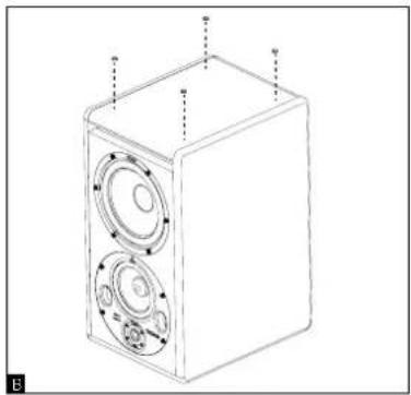 FOCAL Trio6 Be - rubber feetの設置 - 1
