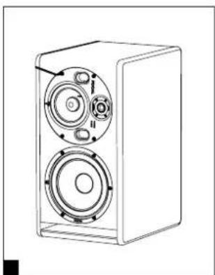 FOCAL Trio6 Be - Orientation de la platine médium/tweeter - 3