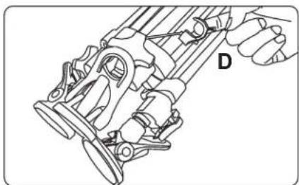 E-Image GH06 - Folding Tripod - 2