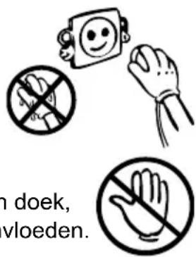 n doek, vloeden.