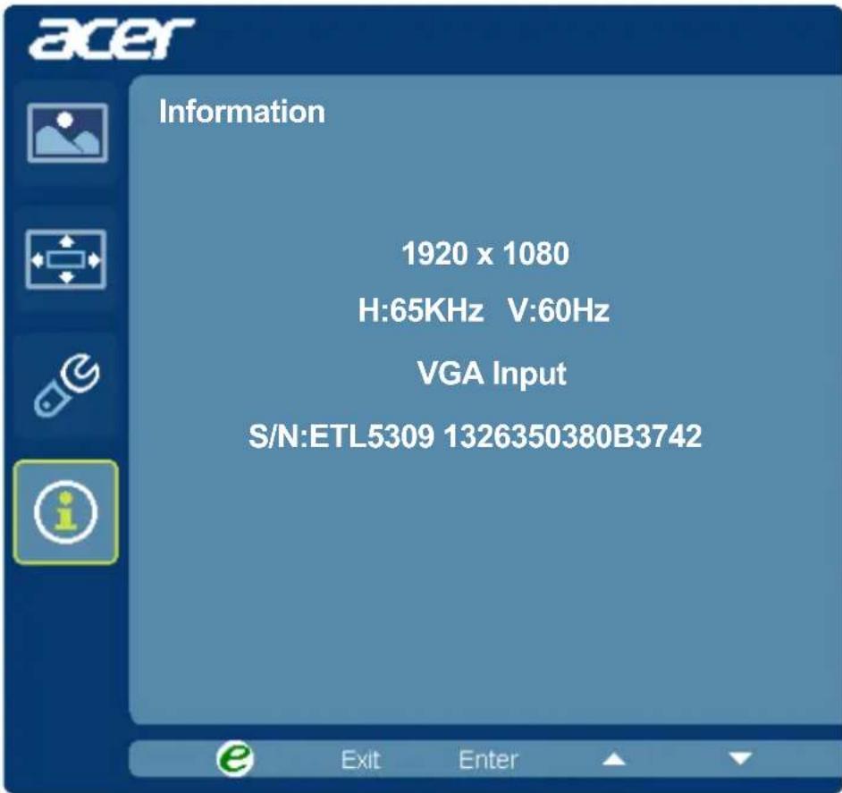 ACER V226WL - Product information - 1