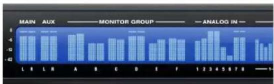 MOTU Monitor 8 - LEVEL METERS - 1