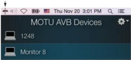 MOTU Monitor 8 - LAUNCHING THE WEB APP - 1