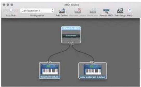 MOTU UltraLite AVB - Connecting MIDI devices to the UltraLite AVB - 1