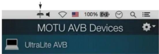 MOTU UltraLite AVB - LAUNCHING THE WEB APP - 1