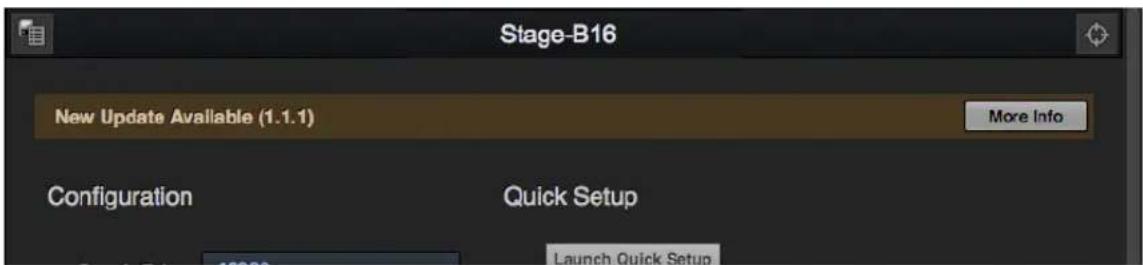 MOTU Stage-B16 - Updating off-line, without internet access - 1