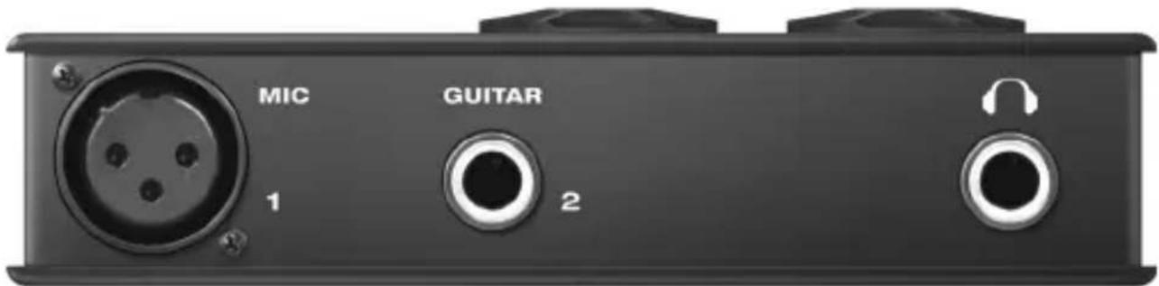 MOTU MicroBook IIc - Line level inputs - 1