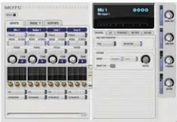 MOTU MicroBook IIc - RUNNING CUEMIX FX - 1