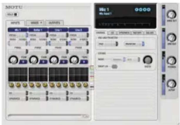 MOTU MicroBook IIc - RUNNING CUEMIX FX - 1