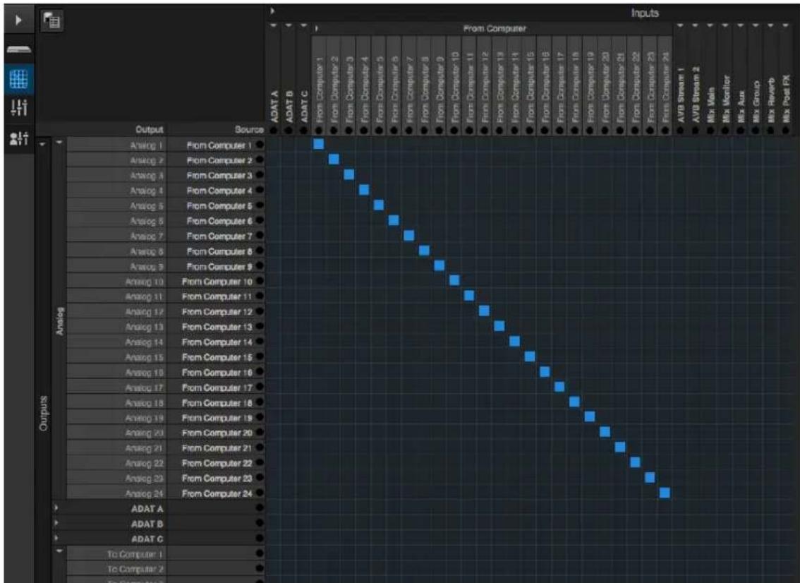 MOTU 24Ao - Configuration presets - 1