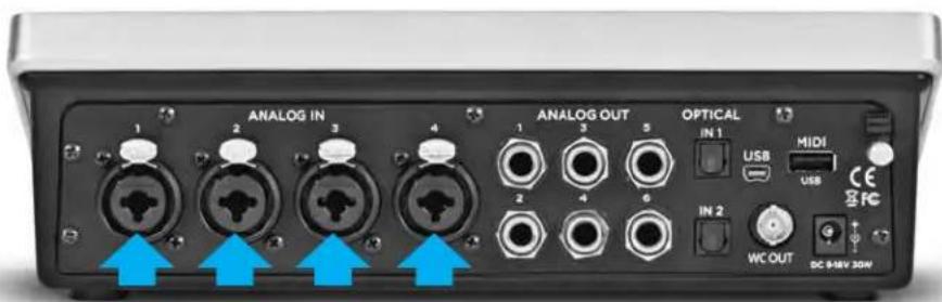 Apogee Quartet - Configuring the Input - 1