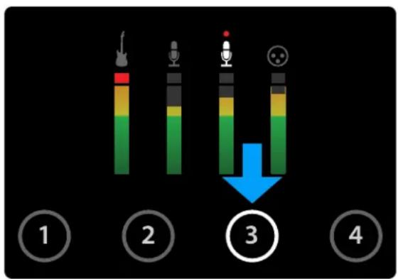 Apogee Quartet - Input level - 1