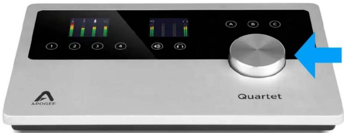Apogee Quartet - Controller Knob - 1
