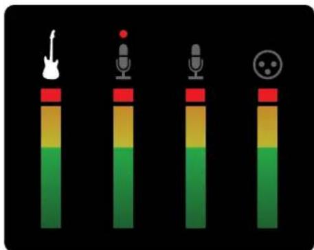 Apogee Quartet - Quartet's OLED Displays - 1