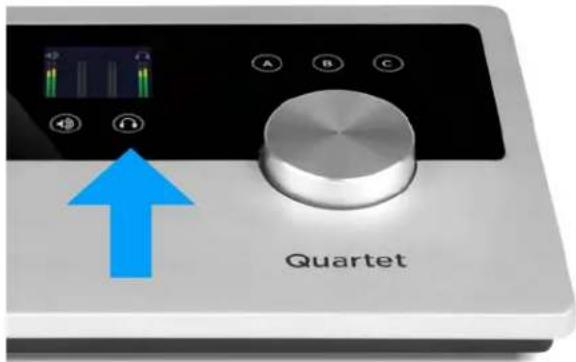 Apogee Quartet - Headphone Output level - 1