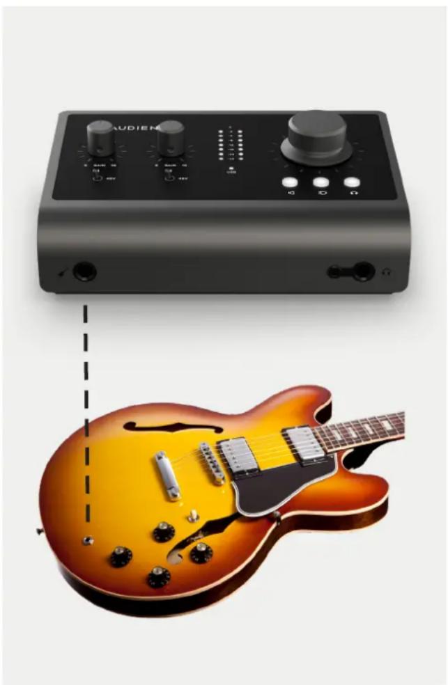 Audient iD14 - Instrument Input - 1