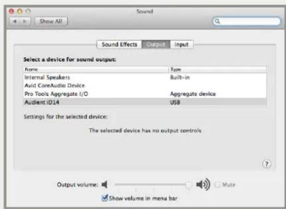 Audient iD14 - "When I connect to my computer, I cannot play any audio out from iD14" - 1