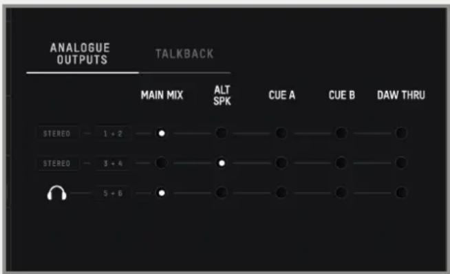 Audient iD14 - Routing Matrix - 1