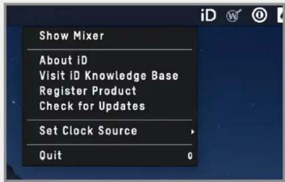 Audient iD14 - Open the iD Mixer - 1