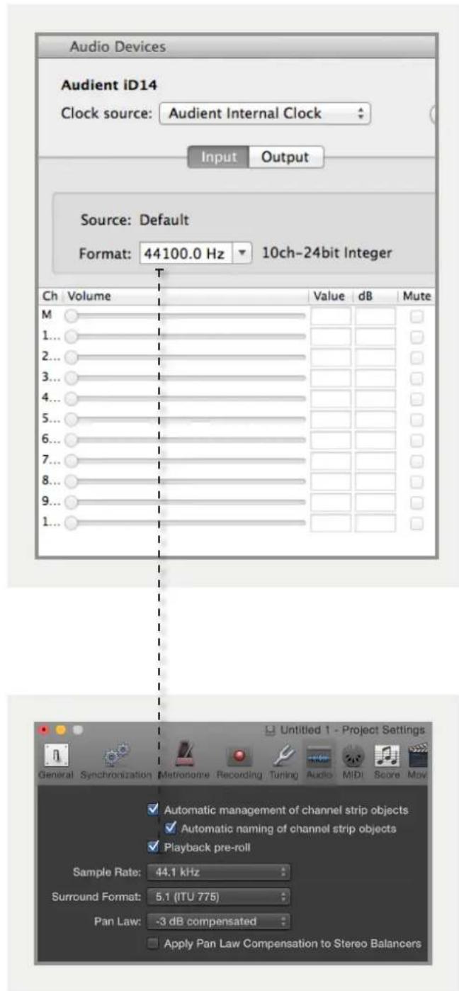 Audient iD14 - Operation with Logic Pro - 2