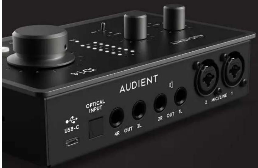 Audient iD14 - Features include: - 1