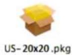 TASCAM US-20x20 - Mac 用Settings Panel のインストール手順 - 1