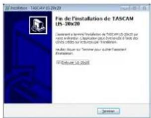Fin de l'installation de TASCAM US-20x20 Commentant a termini l'installation de TASCAM US-20x20 sur vence indenter. Cancellation pour finlérations d'ordé des d'artifs clôtes sur finlérations pour finlérations. Indue liquir sur termini pour cette l'assentier Envisionant. © Eduvier 14 20x20 Session