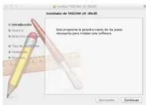 Instalador de TASCAM 18 - 30.00 O Introductory Lemonie Seminio Tipo de Cine Prestige Spectro One programa la guiera e accuta de los pastos necesarios para terminar una software. Estimado Continuar