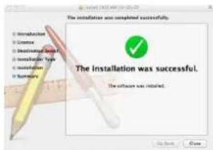 The installation was completed successfully. 0 Introduction 1 Course 2 Destination Format 3 Installation Type 4 Installation 5 Summary The installation was successful. The software was installed.