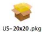 TASCAM US-20x20 - Procédures d'installation du panneau de réglages (Settings Panel) pour mac - 1