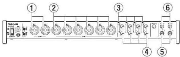 TASCAM 1 2 3 4 5 6