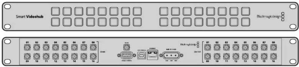 Smart Videohub Blackmagicdesign 01 02 03 04 05 06 07 08 09 10 11 12 13 14 15 16 01 02 03 04 05 06 07 08 09 10 11 12 13 14 15 16