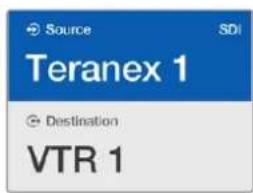 Source SDI Teranex 1 Destination VTR 1