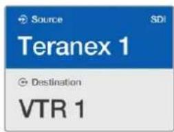 Source SDI Teranex 1 Destination VTR 1