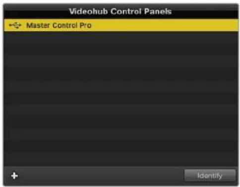 Videohub Control Panels Master Control Pro + Identify
