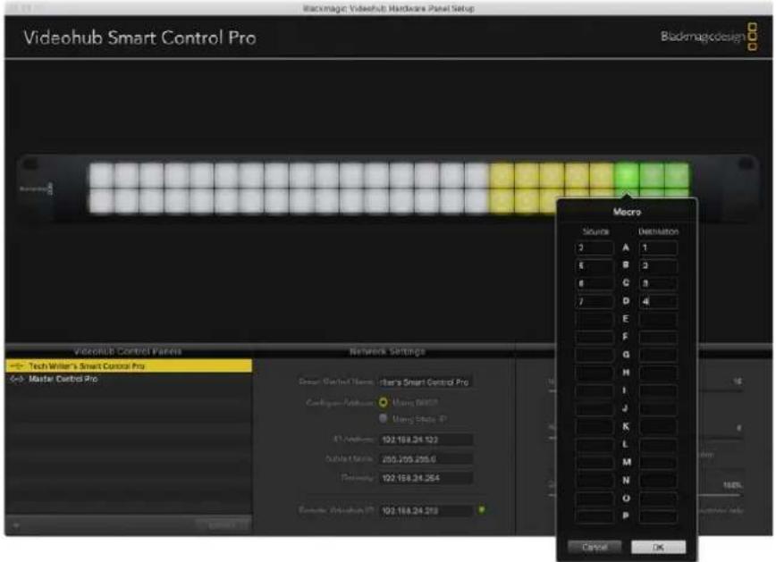 Blackmagic Design Smart Videohub - Anzahl von Makros - 1