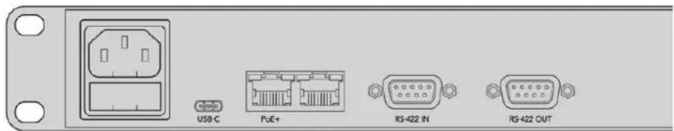 USB-C PUE+ RS-422 IN RS-422 OUT