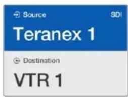 Source SD Teranex 1 Destination VTR 1