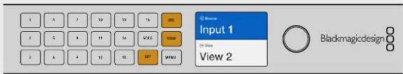 Blackmagic Design Smart Videohub - SRC, VIEW und SET - 1