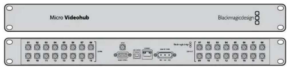Blackmagic Design Smart Videohub - Roteadores Blackmagic Videohub 3G-SDI - 3
