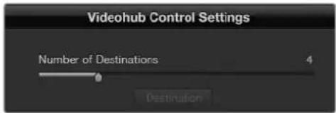Blackmagic Design Smart Videohub - 送信先の数 (Number of Destinations) - 1
