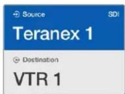 Source SDI Teranex 1 Destination VTR 1