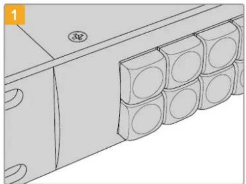 Blackmagic Design Smart Videohub - 푸시버튼 라벨 지정하기 - 1