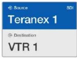 Source SDI Teranex 1 Destination VTR 1