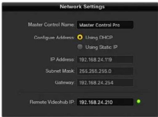Blackmagic Design Smart Videohub - Ağ Ayarları - 3