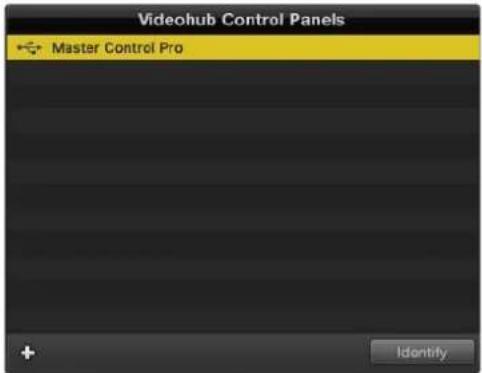 Videohub Control Panels Master Control Pro + Identify