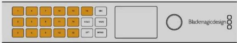 1 4 2 70 13 14 SRC 8 9 8 11 14 SOLD NEW 2 4 8 12 15 SET MENU Blackmagicdesign