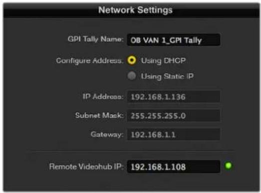 Blackmagic Design Smart Videohub - Se non sai qual è l'indirizzo IP di Videohub: - 1