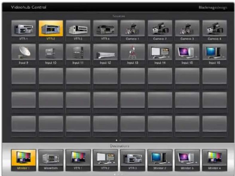Videohub Control Black flag colorsign Systems VTR 1 VTR 2 VTR 3 VTR 4 Camera 1 Camera 2 Camera 3 Camera 4 Input 9 Input 10 Input 11 Input 12 Input 13 Input 14 Input 15 Input 16 Dimensions Monster 1 Waveform VTR 1 VTR 2 VTR 3 Monster 2 Monster 3 Monster 4